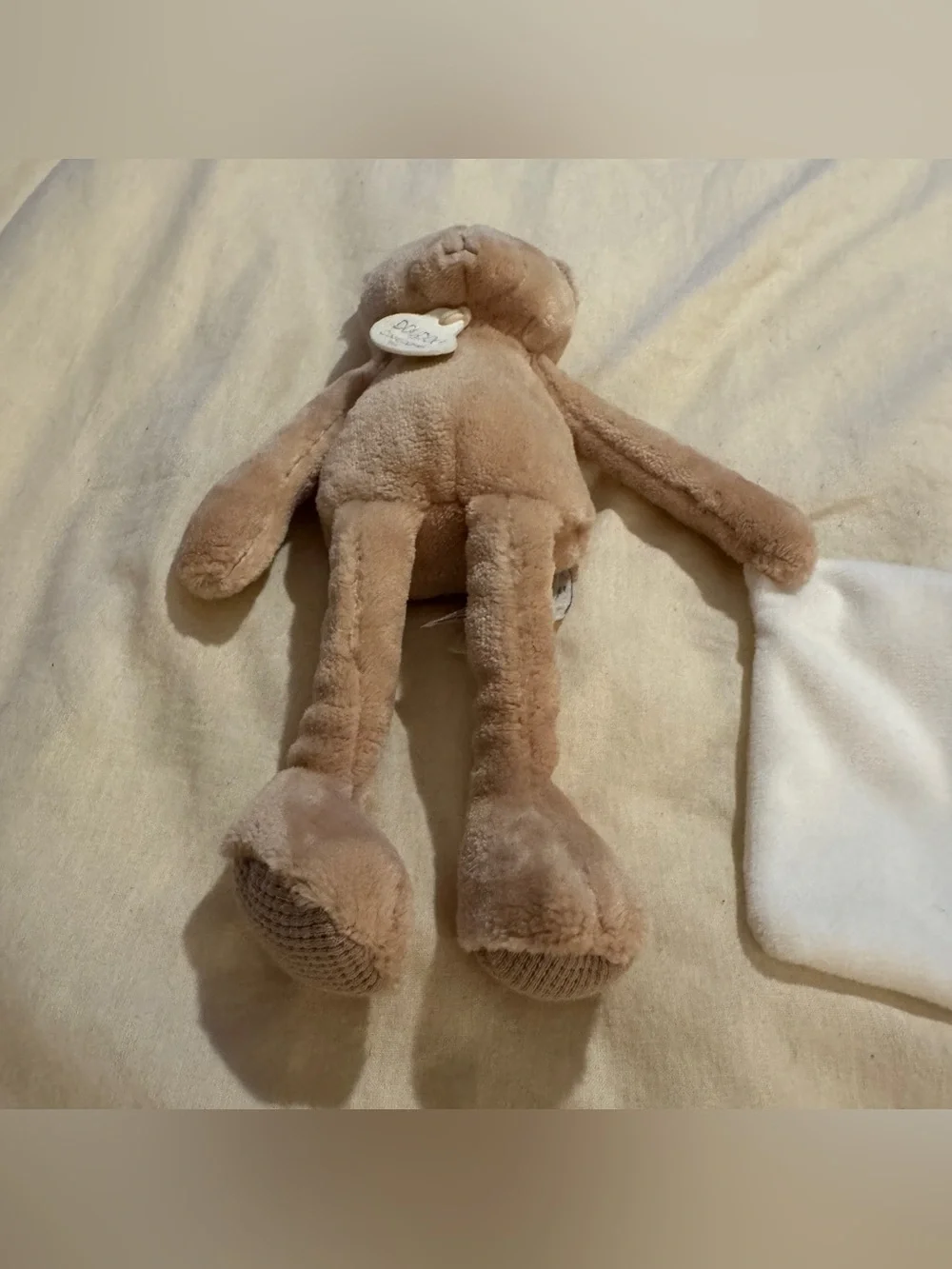 Doudou et Compagnie Beige Plush Bear Lovey